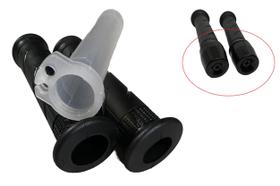 Par manopla titan 160 pop 110 peso modelo pcx preto roldana