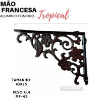 Par Mão Francesa De Alumínio Tropical 18X25 Par Mão Francesa De Alumínio Tropical 18X25
