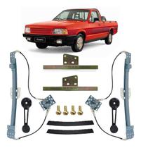 Par Máquina Vidro + Manivela Pampa Del Rey 4 Portas + Suporte de Vidro Par Máquina Vidro + Manivela Pampa Del Rey 4 Portas + Suporte de Vidro