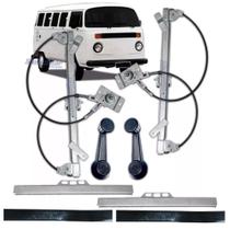 Par Máquina Vidro Manual Kombi Clipper com Suporte Par Máquina Vidro Manual Kombi Clipper com Suporte