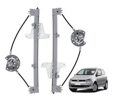 Par Maquina Vidro Manual Novo Fox Silver Trendline 2 portas