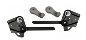 Par Maquina Vidro Porta Mb 608 708 C/ Manivela Metal Reforç