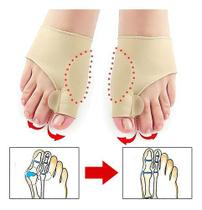 Par Meia Protetora Joanete Com Separador De Dedo