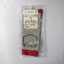 Par meias personagem harry potter cano longo style tamanho 39/43 cinza oculos Par meias personagem harry potter cano longo style tamanho 39/43 cinza oculos