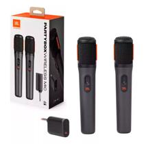 Par Microfone Sem Fio JBL Micbr2 Wireless Partybox 2,4 Ghz