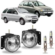 Par milha fiat palio weekend adv g2 g3 super branca led 6000
