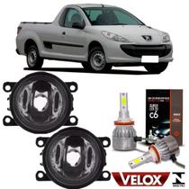 Par milha peugeot hoggar 2007 a 2014 vidro e super led 2d