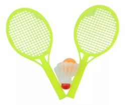 Par Mini Jogo De Raquete Badminton Infantil De Brinquedo
