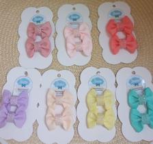 Par Mini lacinhos kit 2 pares ,cor rosa lilas Par Mini lacinhos kit 2 pares ,cor rosa lilas