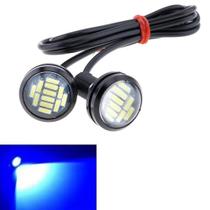 Par Mini Milha DRL Eagle Eye Luz Diurna Farol Auxiliar 22mm - 1800LM - 18W - 12V Par Mini Milha DRL Eagle Eye Luz Diurna Farol Auxiliar 22mm - 1800LM - 18W - 12V