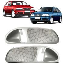 Par Moldura Acabamento Interna Porta Gol G3 Dianteira Esq./Dir. CINZA CLARO .