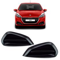 PAR MOLDURA APLIQUE MILHA PEUGEOT 208 SEM FURO 2017 até 2020