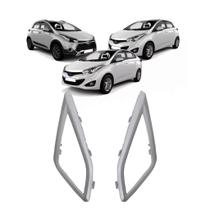 Par Moldura Aro Difusor de Ar Central Hyundai HB20
