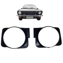 Par moldura aro do farol direito/ esquerdo chevette 73/77