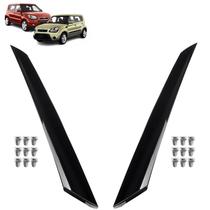 Par Moldura Borracha Guarnição Lateral Esquerdo+Direito Parabrisa Kia Soul 2009 2010 2011 2012 2013 2014