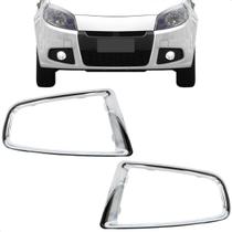 Par Moldura Copo Milha Sandero 2012 2013 2014 Cromado