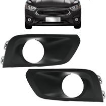 Par Moldura do Farol de Milha Onix Prisma Preto Com Furo 2017 2018 2019 Par Moldura do Farol de Milha Onix Prisma Preto Com Furo 2017 2018 2019