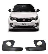 Par Moldura Farol de Milha Fiat Mobi Easy 2017 2018 2019 2020 Original