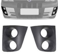 Par Moldura Farol de Milha Fiat Strada Adventure e Fire Par Moldura Farol de Milha Fiat Strada Adventure e Fire