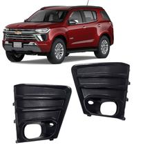 Par Moldura Farol de Milha Trailblazer High Country 2025 2026 Black Piano Original