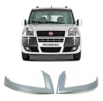 Par Moldura Friso Farol Fiat Doblo Elx 2010 2011 Original