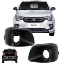 Par moldura grade farol de milha fiat mobi 2021 2022 2023 2024