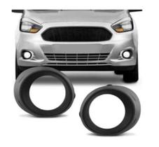 Par Moldura Grade Farol Ka Hatch 2017 2018 Milha Com Furo Par Moldura Grade Farol Ka Hatch 2017 2018 Milha Com Furo