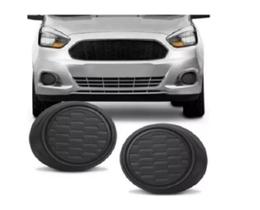 Par Moldura Grade Farol Ka Hatch 2017 2018 Milha Sem Furo