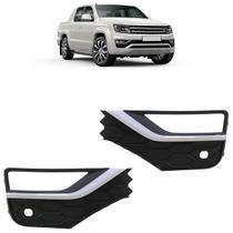 Par Moldura Grade Milha Amarok 2017 2018 2019 2020 2021 Led Furo Milha Par Moldura Grade Milha Amarok 2017 2018 2019 2020 2021 Led Furo Milha