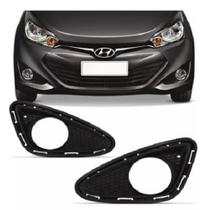 Par Moldura Grade Milha Farol Com Furo Hb20 2014 Par Moldura Grade Milha Farol Com Furo Hb20 2014