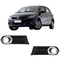 Par Moldura Grade Milha Para-choque Vw Gol G5 2009 2010 2011 Par Moldura Grade Milha Para-choque Vw Gol G5 2009 2010 2011
