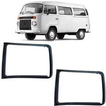 Par moldura lanterna dianteira kombi carat 98 a 14