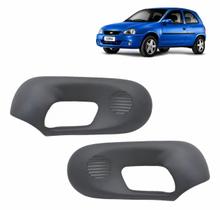 Par Moldura Maçaneta Interna Dianteira Direita/ Esquerda Corsa / Classic Todos Cinza Par Moldura Maçaneta Interna Dianteira Direita/ Esquerda Corsa / Classic Todos Cinza