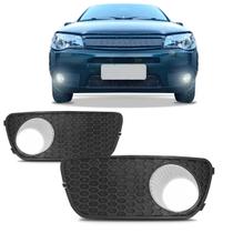 Par Moldura Milha Palio 2004 2005 2006 2007 2008 Com Furo