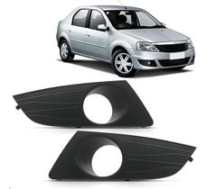 Par Moldura Milha Renault Logan 2011 2012