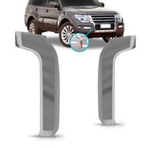 Par Moldura Parachoque Dianteiro Pajero Full 15 a 21 Cromado Par Moldura Parachoque Dianteiro Pajero Full 15 a 21 Cromado