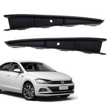 Par Moldura Parachoque Dianteiro Volkswagen Virtus 2018 2019 2020 2021 2022 Original