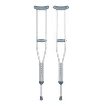 Par Muleta Axilar Ajustável Em Alumínio 130kg D7 Dellamed