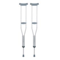 Par Muleta P Axilar Ajustável Em Alumínio 130kg D7 Dellamed