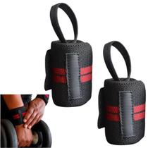 Par Munhequeira Ajustável Para Treino De Musculação Academia Tendinite Compressor Neoprene Protetor De Punho Anatômica Elástica Tensor De Pulso