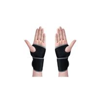 Par Munhequeira Compressão Órtese Ajustável Bilateral em Neoprene Vollo Par Munhequeira Compressão Órtese Ajustável Bilateral em Neoprene Vollo