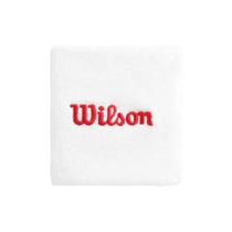 Par Munhequeira Dupla Wilson Branca e Vermelha - Lançamento Par Munhequeira Dupla Wilson Branca e Vermelha - Lançamento