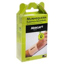 Par Munhequeira Elástica Ajustavel 2 Unidades Bege Mercur