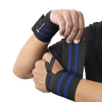 Par Munhequeira Elástica de Pulso Exercício Funcional Azul -Keer Sports
