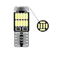Par Ou Unidade Pingo Led T10 Lampada 12v 4014-26smd 6500k Super Brilhante Branco Xenon Par Ou Unidade Pingo Led T10 Lampada 12v 4014-26smd 6500k Super Brilhante Branco Xenon