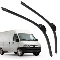 Par Palheta Dianteira Limpadora de Para-brisa Boxer 2002 a 2012 de Silicone