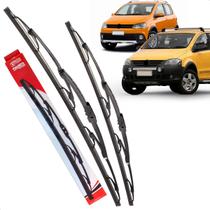 Par Palheta Dianteira Limpadora de Para-brisa Crossfox 2004 a 2012 de Ferro