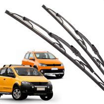 Par Palheta Dianteira Limpadora de Para-brisa Crossfox 2004 a 2012 de Ferro