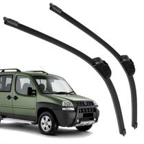 Par Palheta Dianteira Limpadora de Para-brisa Doblo 2001 a 2010 de Silicone Par Palheta Dianteira Limpadora de Para-brisa Doblo 2001 a 2010 de Silicone