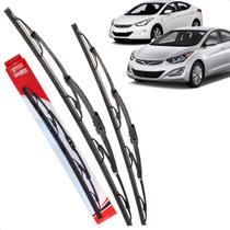 Par Palheta Dianteira Limpadora de Para-brisa Elantra 2011 a 2015 de Ferro